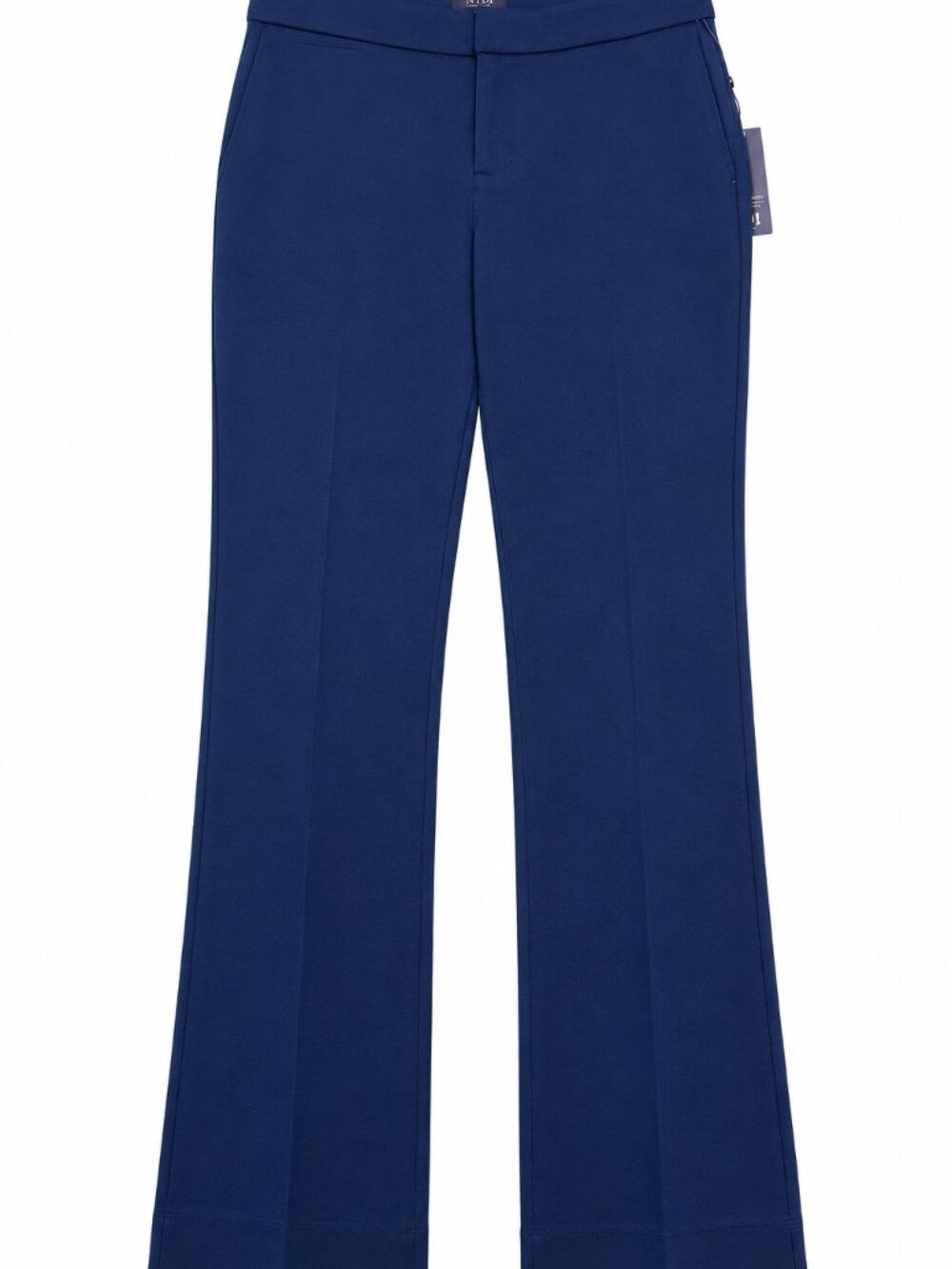 NYDJ Dress Pants Trousers Straight Size 6 Navy Blue Lift Tuck Technology Office
